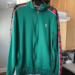 Green Floral Track Jacket